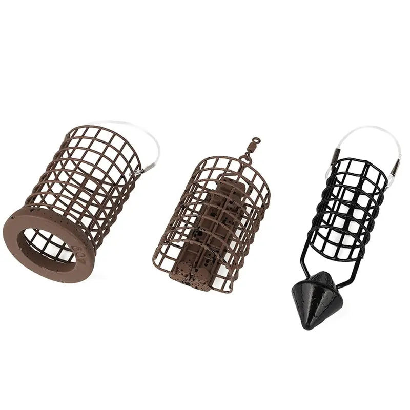 

Fishing Distance Cage Feeders All Sizes Full Range Coarse Fishing Tackle 55x35cm Metal Swivel Feeders Fish Accessories Pesca