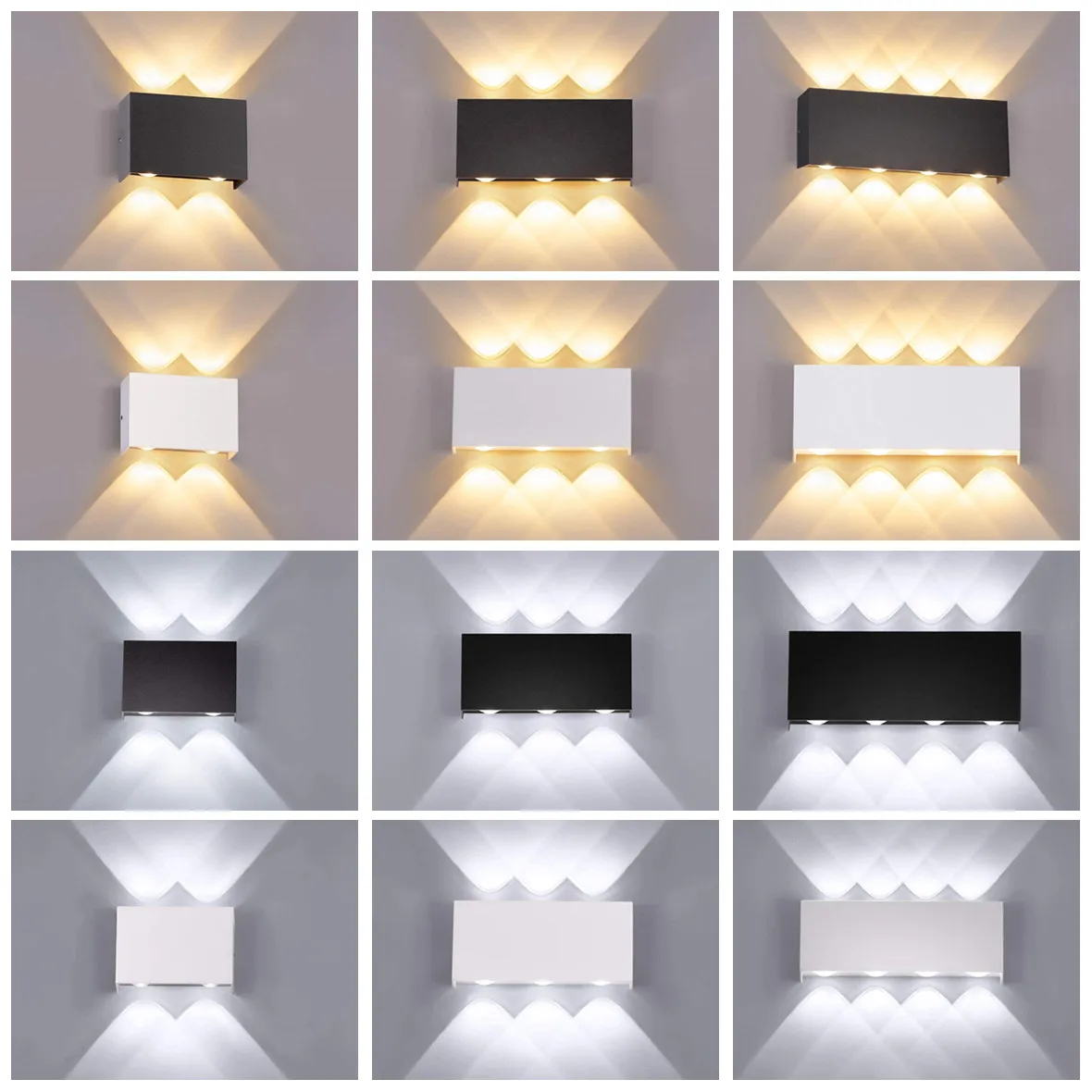 Lumiere-Lámpara LED de pared para exteriores, iluminación de Exterior, decoración de jardín