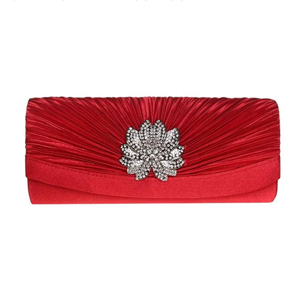 

Women Evening Handbag Rhinestone Floral Purse for Women Elegant Formal Evening Bag Party Bridal Clutch Pochette femme mariage