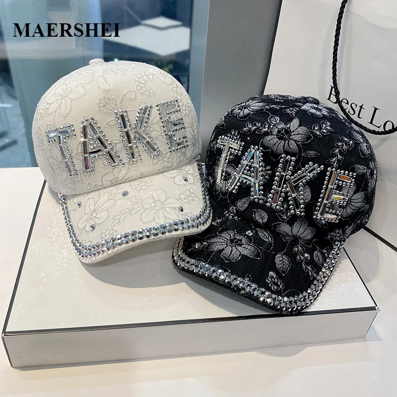 

Шляпа женская модная бейсболка Стразы с алфавитом Снэпбэк Кепка женская летняя блестящая шляпа от солнца в стиле хип-хоп кепка мужская