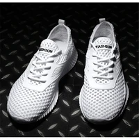 2022 summer new white mens sneakers fashion high quality mesh breathable casual shoes lightweight mountaineering running shoes
