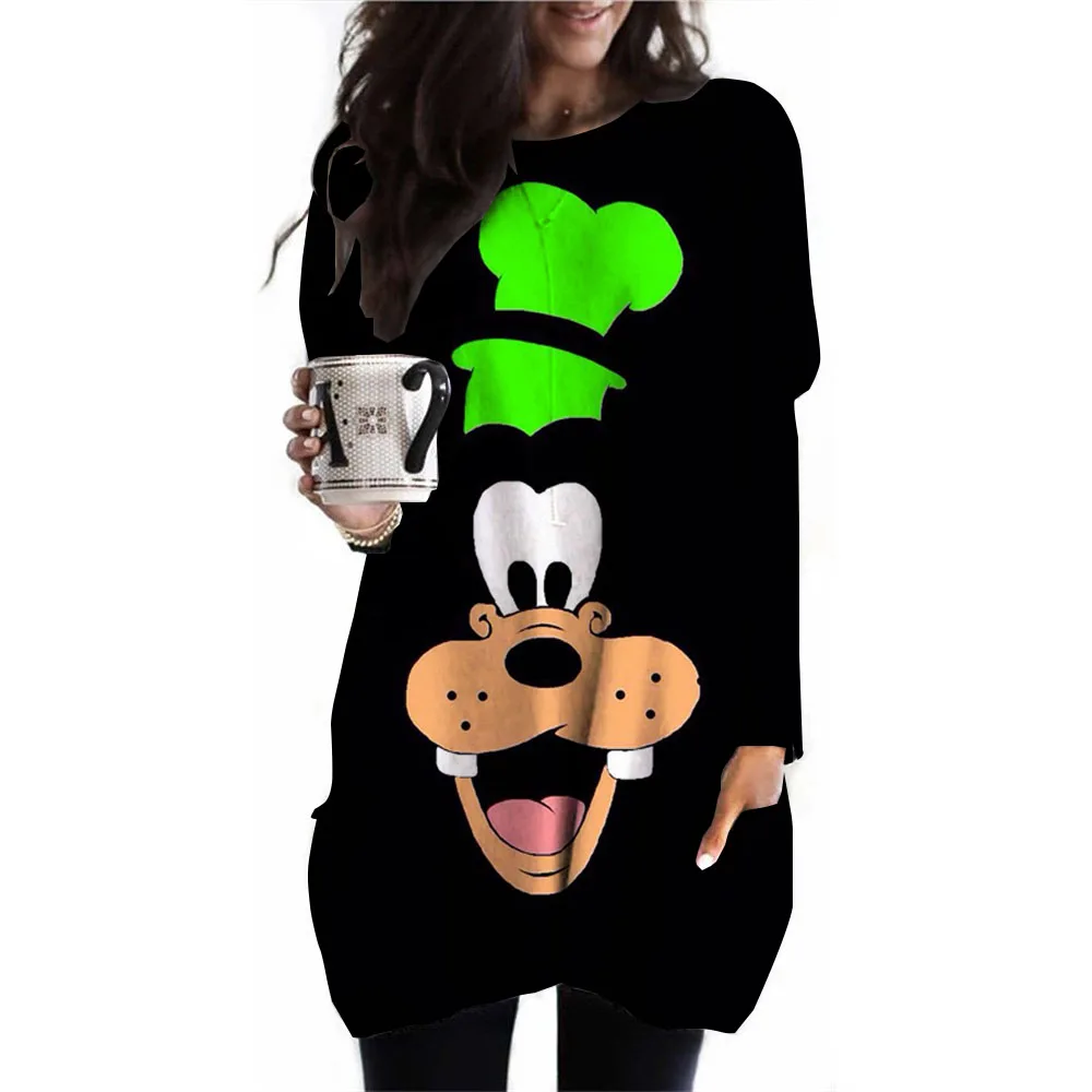 Женский Длинный топ на раннюю осень пуловер Повседневная модная женская рубашка