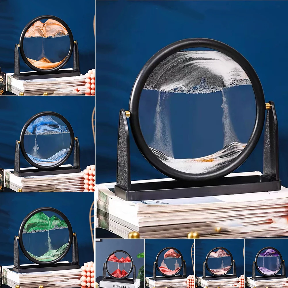 Песочный пейзаж динамическое изображение песка не повторяющееся искусство