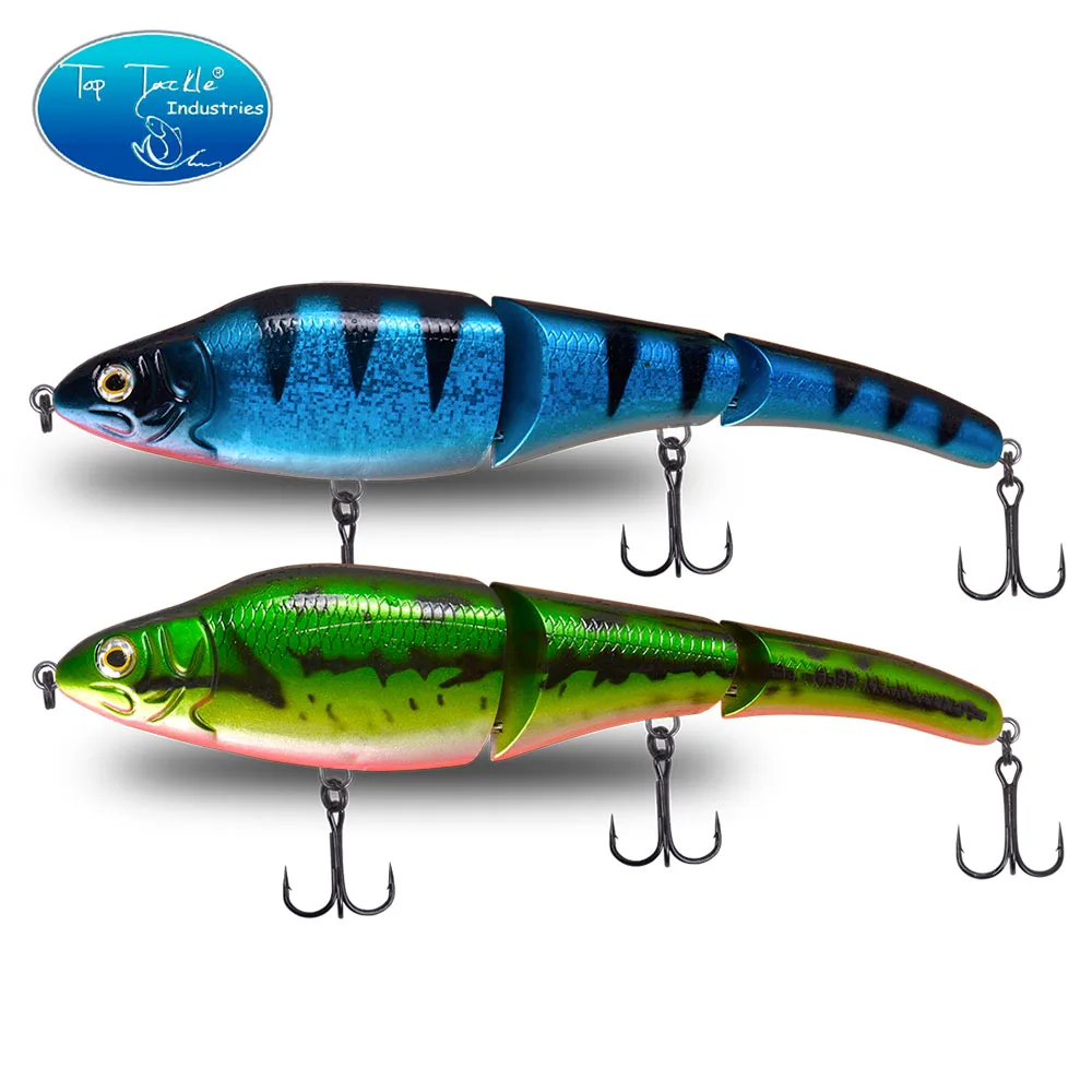 

Artificial Sinking Fishing Lure Swimbait 230mm 125g 3-Segements Jointed Lures ABS PlasticTackle For Pike Musky Perch Wobbler