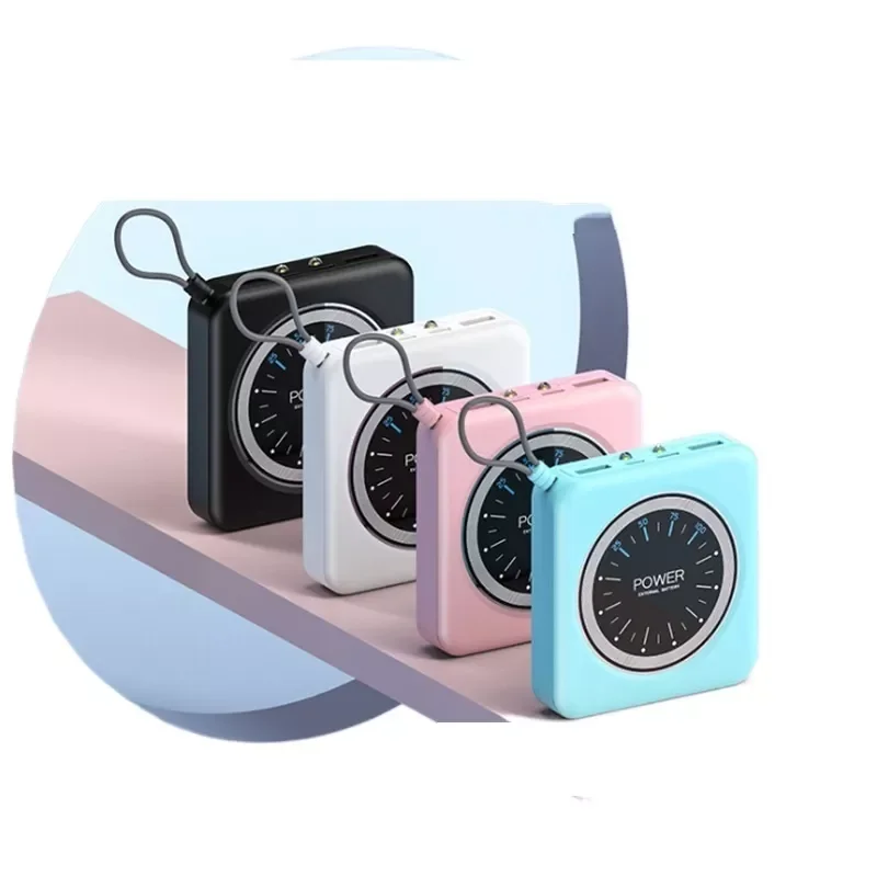 

NEW 2023 Bank 10000mAh Dual USB Mobile External Battery Fast Charge mi Portable Charger mini