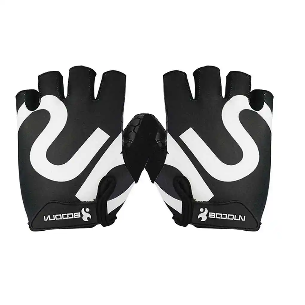 

Велосипедные перчатки с открытыми пальцами, Нескользящие дышащие митенки с защитой от пота, для горного и дорожного спорта, для фитнеса