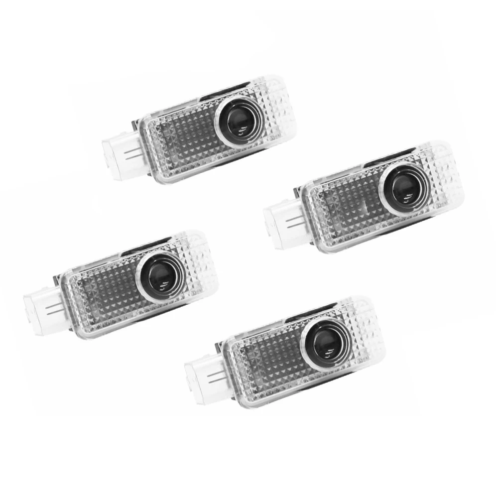 

For audi A4 B5 B6 B7 B8 B9 A6 C5 C6 C7 C8 A5 A3 A8 Q3 Q5 Q7 RS S3 S6 Sline Quattro Led Car Door logo Welcome Light Accessories