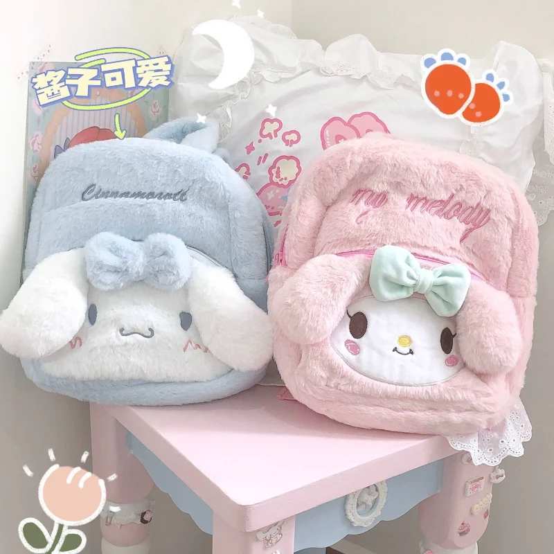 

Kawaii Sanrioed Anime Cartoon series Pochacco Cute Fashion Cartoon Pattern Soft plush High-value versatile Shoulder bag
