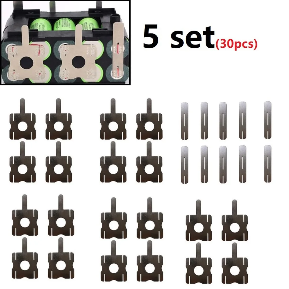 5 Sets Y-shaped Nickel Strip Welding Nickel Plate Battery Plating Nickle For Battery Pack Spot Welding Nickel Plated Soldering