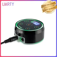 aurora 2 tattoo pen power supply mini lcd display tattoo power supply daul mode switching rgb colorful light with adapter