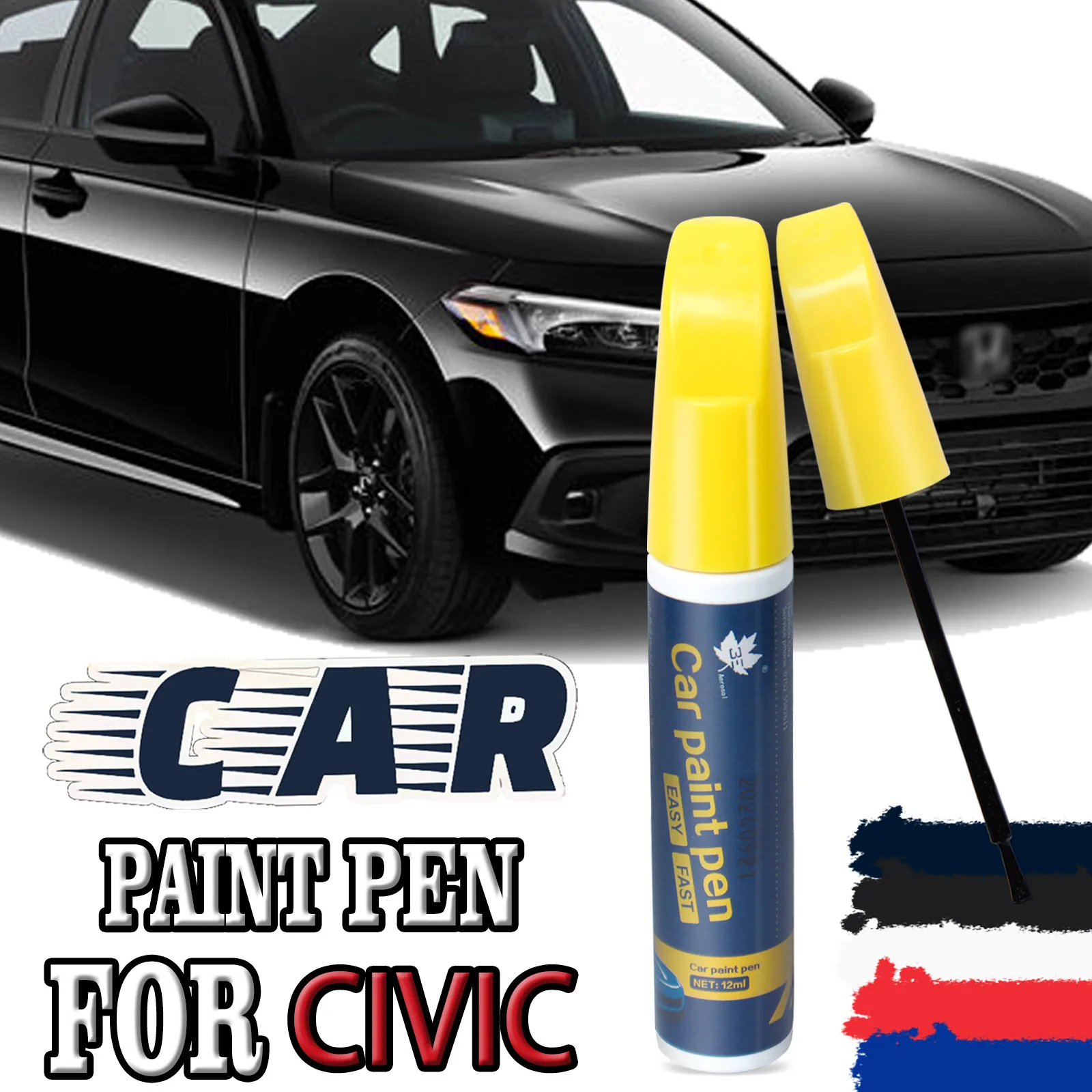 Ручка для ремонта автомобильной краски Honda Civic уход за краской ручка рисования