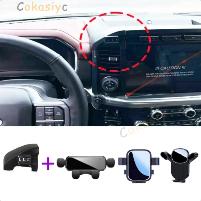 Автомобильный держатель телефона для Ford Raptor F150 2021 2022 2023 фиксированный кронштейн