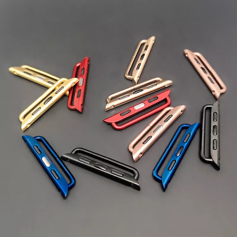 

Adapter Connector For Apple Watch series 6 SE 5 4 3 2 1 band 44mm 40mm Correa For iwatch bands 42mm 38mm accessories Wholesale