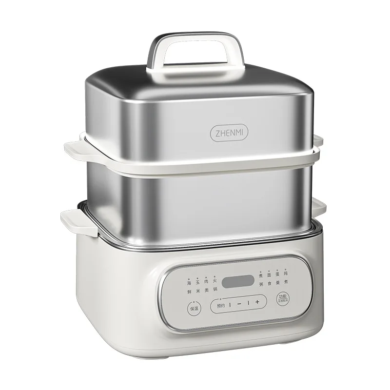 

ZHENMI Multifunctional Electric Steamer Z10 Stainless Steel Inner Steamer Household Small Cooking Pot Double Mode Cooker