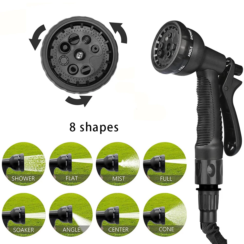 Шланг для полива сада шланг с возможностью увеличения давления в 3 раза гибкий