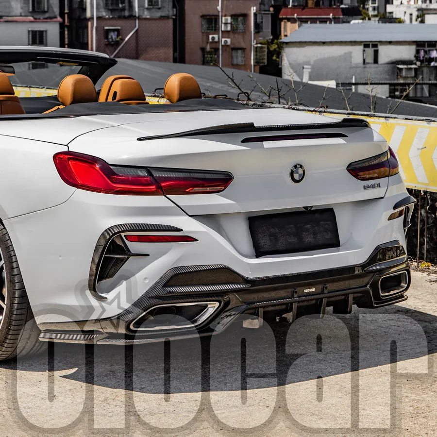 Oiomotors SQ Style сухой углеволоконный задний диффузор для BMW G14 G15 8 серии 840i M850i