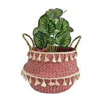 seagrass woven baskets for organizing plant basket for storage wall hangings basket for organizing decorative woven basket for
