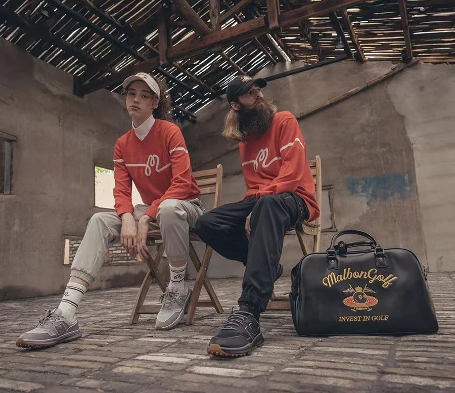 MALBON GOLF 2024 High-quality Men and Women Universal Golf Bag, Golf Clothing Bag