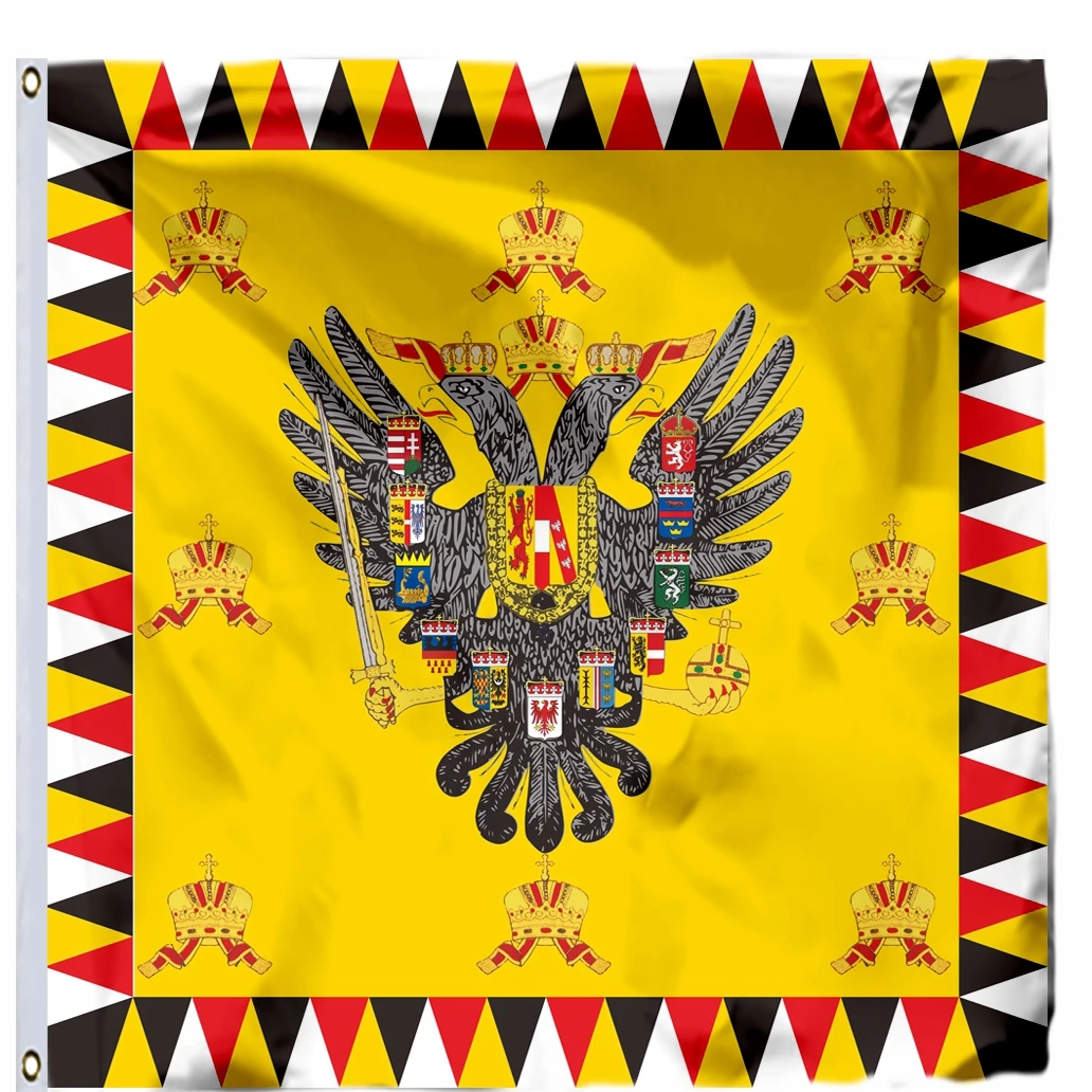 

Austria-HungaryImperial Standard (Before 1915) Flag 120X120cm 4x4FT 100D Polyester Double Stitched High Quality