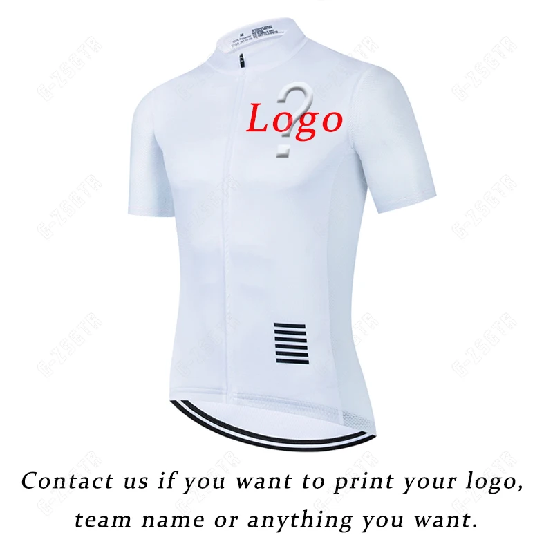 Мужская велосипедная Джерси белая быстросохнущая одежда с короткими рукавами
