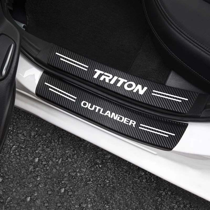 Наклейки на пороги автомобиля для Mitsubishi Montero 2008-2015 ASX Colt Delica Lancer Triton L200