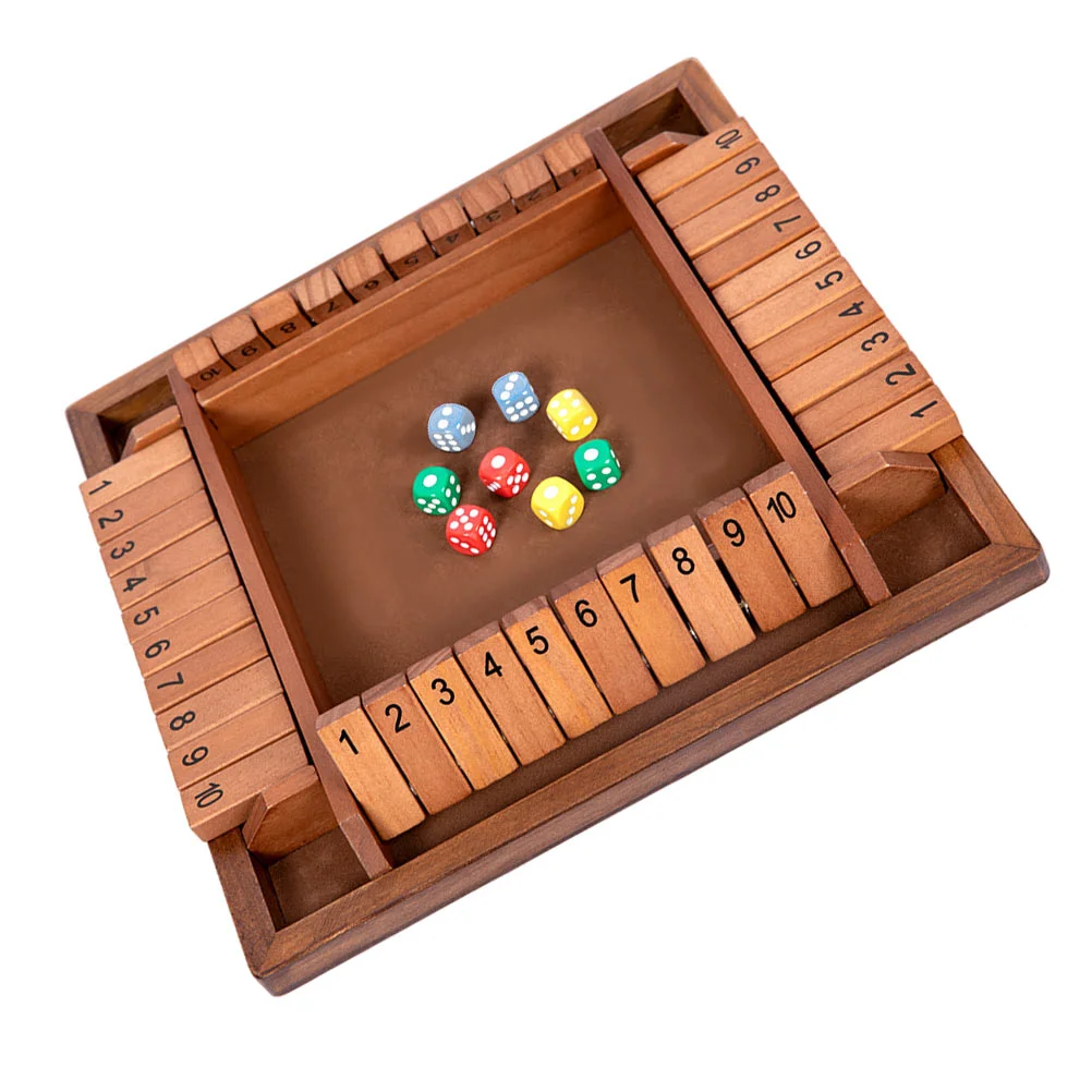 

1 Set Gathering Shaking Dice Plaything Drinking Party Flipping Board Game