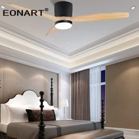 52inch roof dc fan lights with remote control modern indoor solid wood decorate lamp fan for bedroom living room 220v ventilador