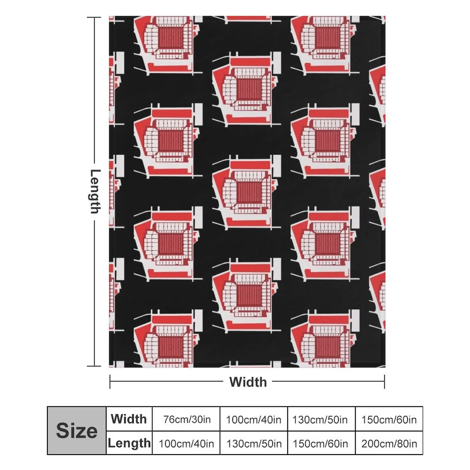 Liverpool Anfield Stadium Фланелевое одеяло для детей