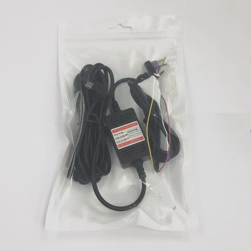 Автомобильный видеорегистратор понижающий кабель с 12 В/24 В постоянного тока на 5 3