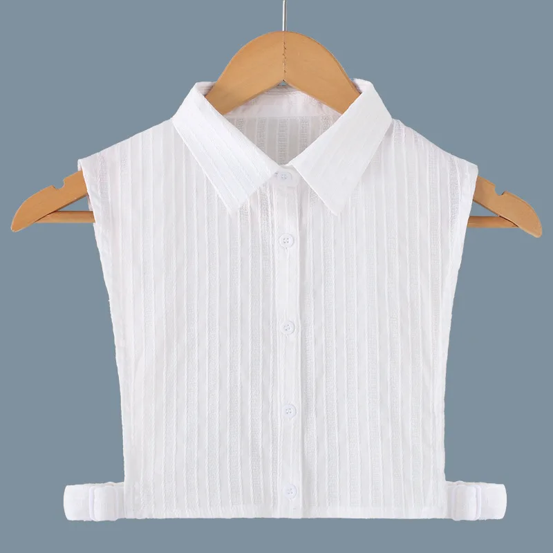 Fashion White Fake Collar Stand Lapel Shirt Detachable Collar False Blouse Collar Half Shirt Fuax Cols Clothese Accessories