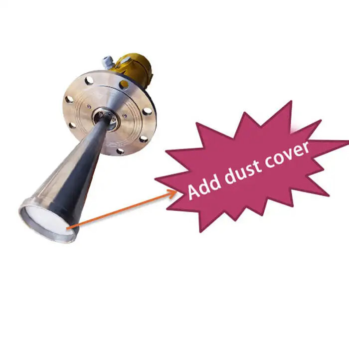 

High Temperature Pressure Radar Level Sensor For Cement Mixing Tank