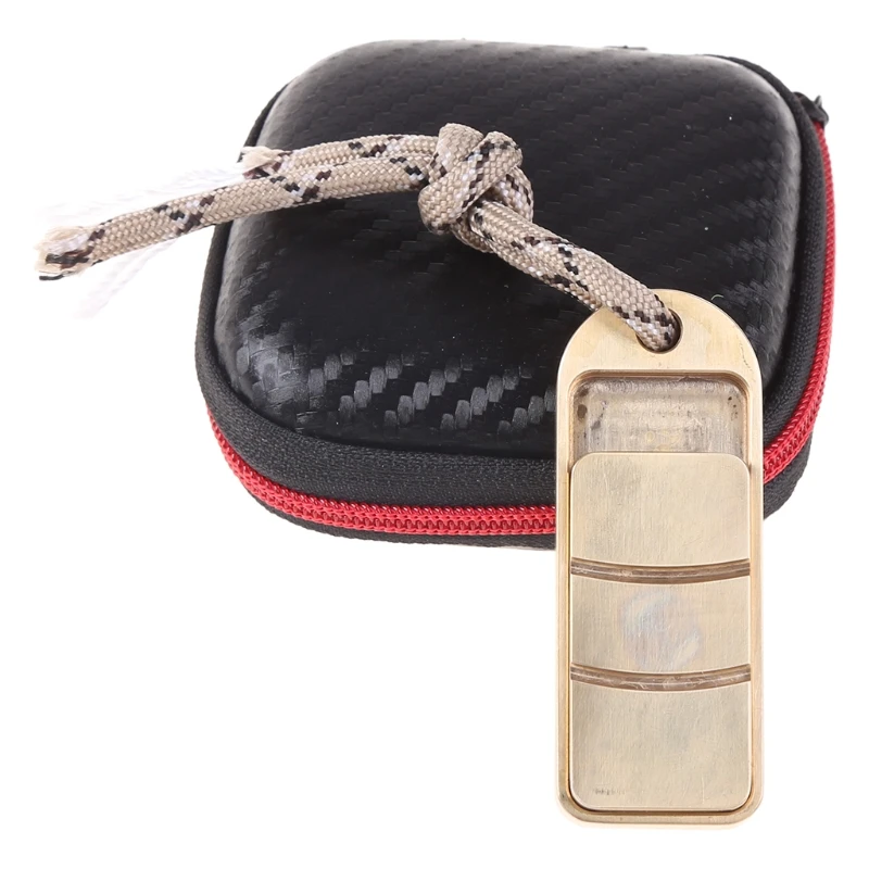 

Fidget Toy Finger Gyro Heavy Duty Pure Brass Anti-Anxiety Toy to Push Between Finger Decompression Toy for Adults Kids A2UB