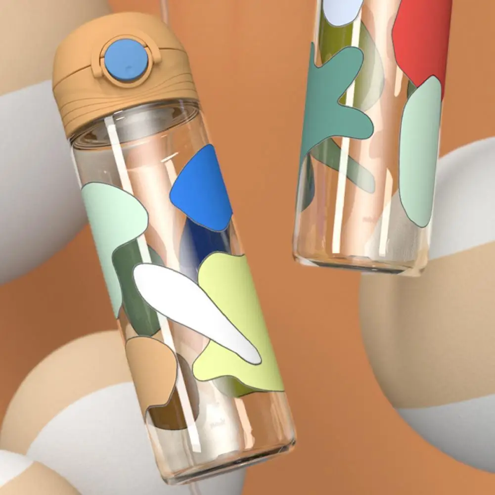 

Baby Drinking Cups Durable Lightweight Printing Large Capacity Cup Kids Accessory for Household Baby Drink Bottle Kids Cup