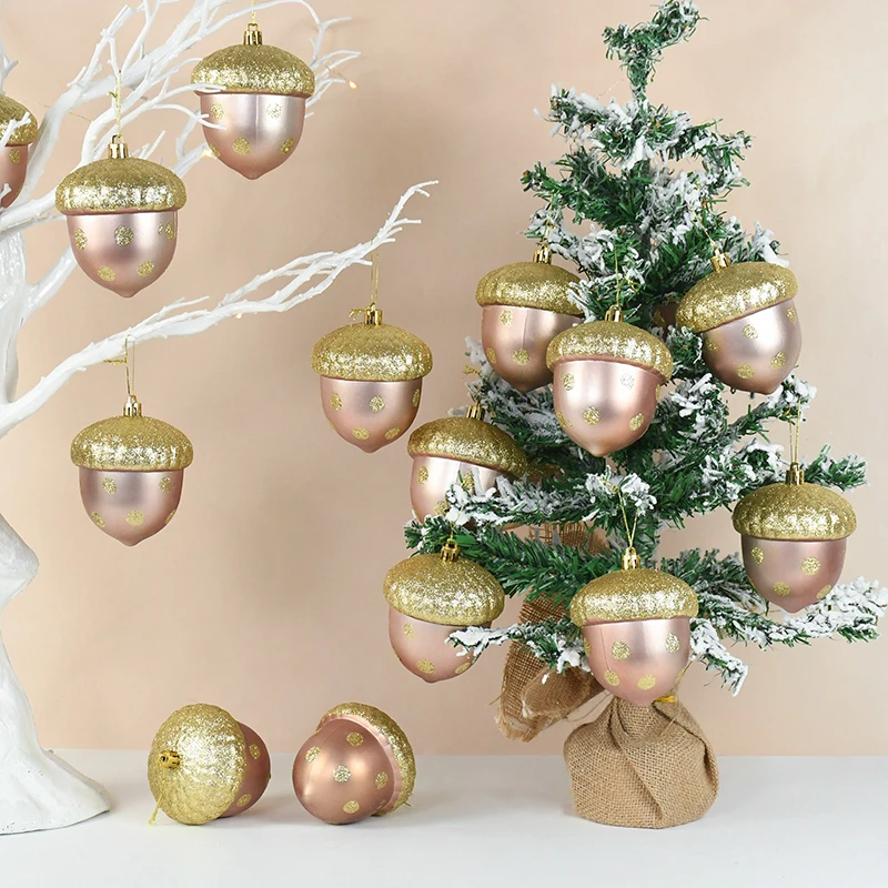 

2 шт., пластиковые подвески для ёлки, 8 см