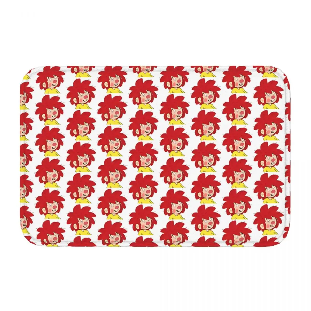 Противоскользящий напольный коврик Pumuckl с красными волосами для гостиной