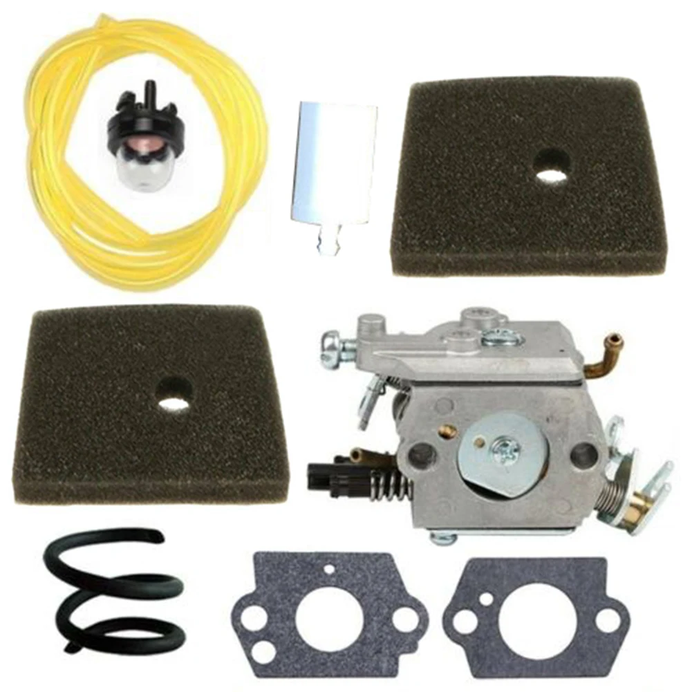 

For Husqvarna Lawn Mover Carburetor Grass Trimmer Fuel Line Strimmer Gaskets Air Filter Primer Bulb Pipe Parkside Garden Tools
