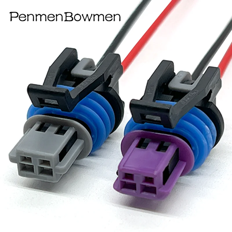 

Delphi 2Pin GM LS ECT Car Waterproof Sensor Plug Wiring Harness Connector 15449028 15449027 For Ford Chevrolet Opel