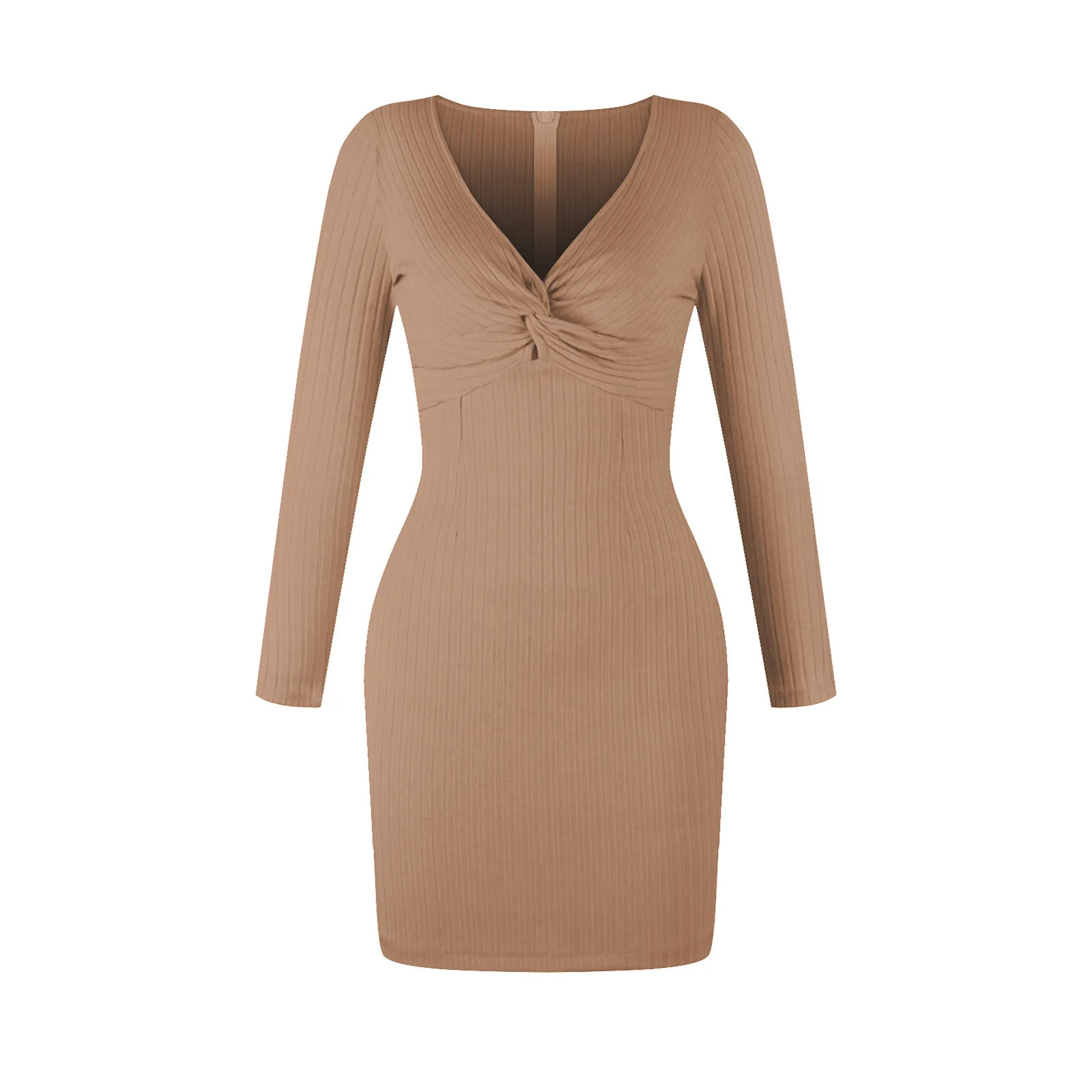 

Women Slim V Neck Dress Casual Loose Half Sleeve Bandage Sweater Dresses Casual Beach Dress Elegant Sexy Sweaters for Women