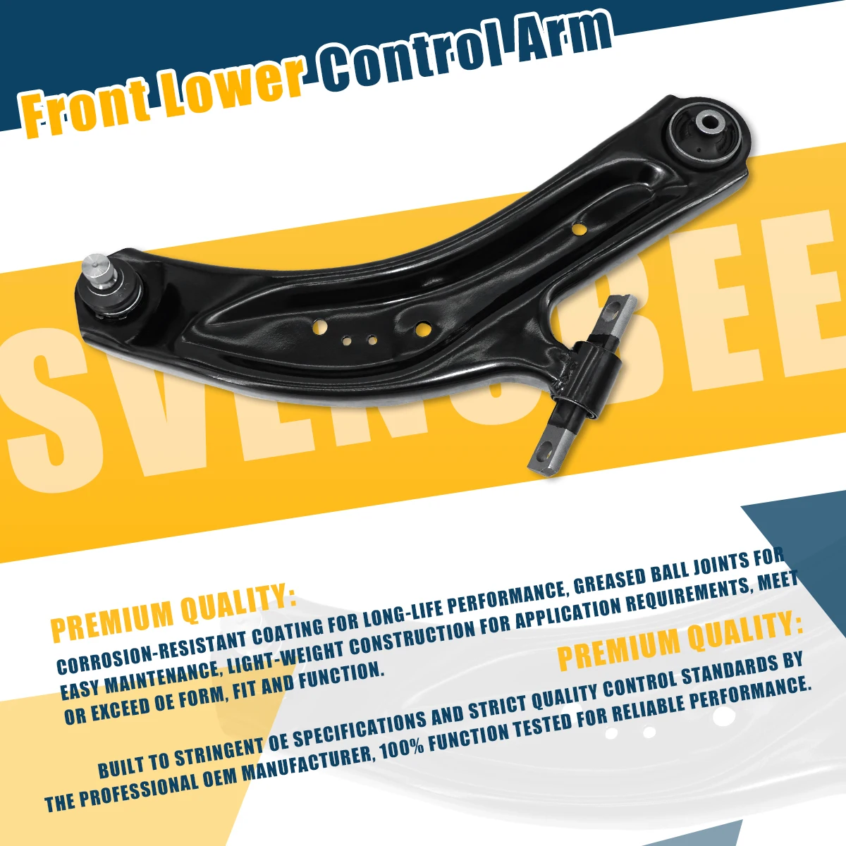 Svenubee передний нижний рычаг управления шарнирные втулки Подвеска 2 шт. комплекты