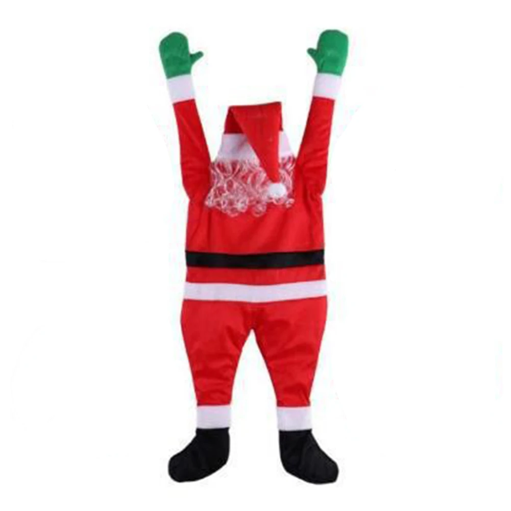 

Home Christmas Ornaments 2024 Christmas Outdoor Decoration Hanging Santa Claus Climbing Santa Yard Decor New Year's Eve Decor
