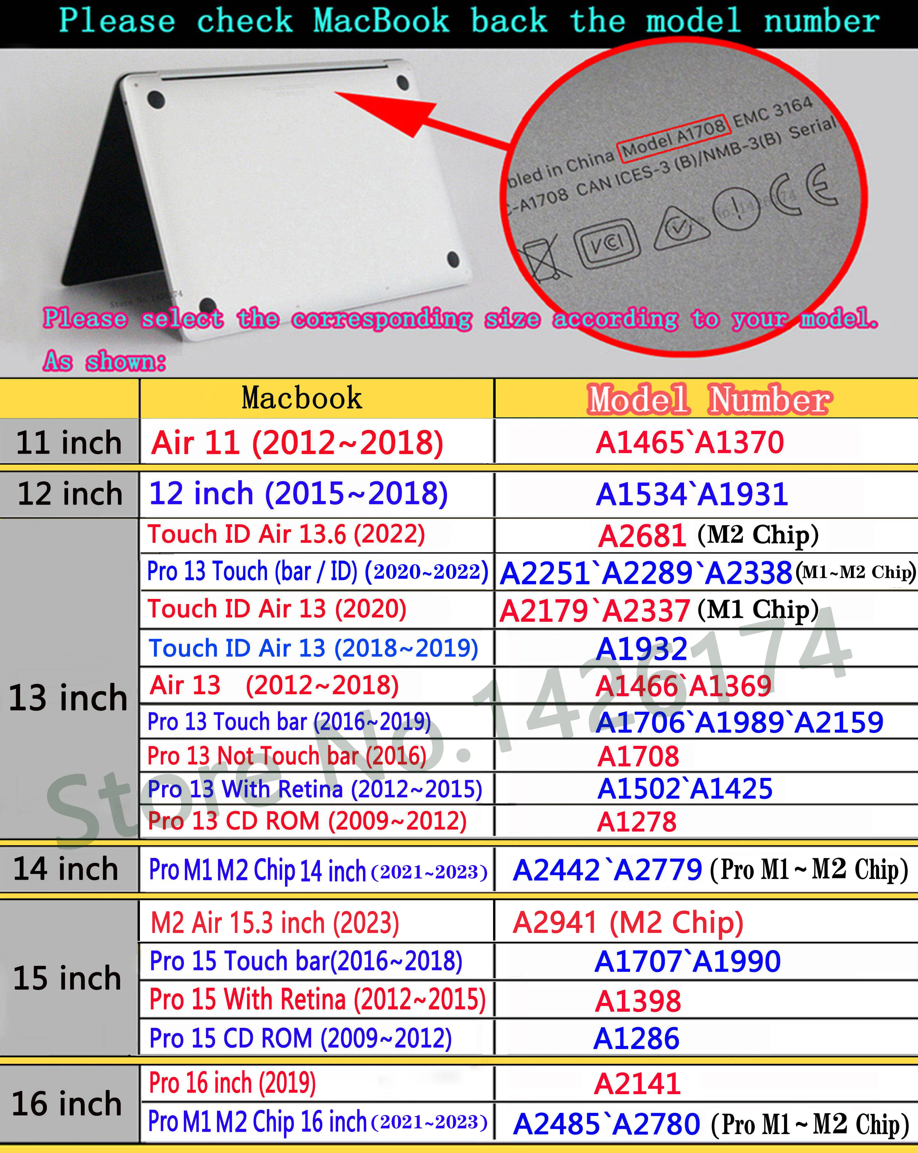 Чехол для ноутбука Macbook Air 13 A233720a2289 A2338 M1 Chip Pro 2022 M2 15 3 6 12 11 2021 16