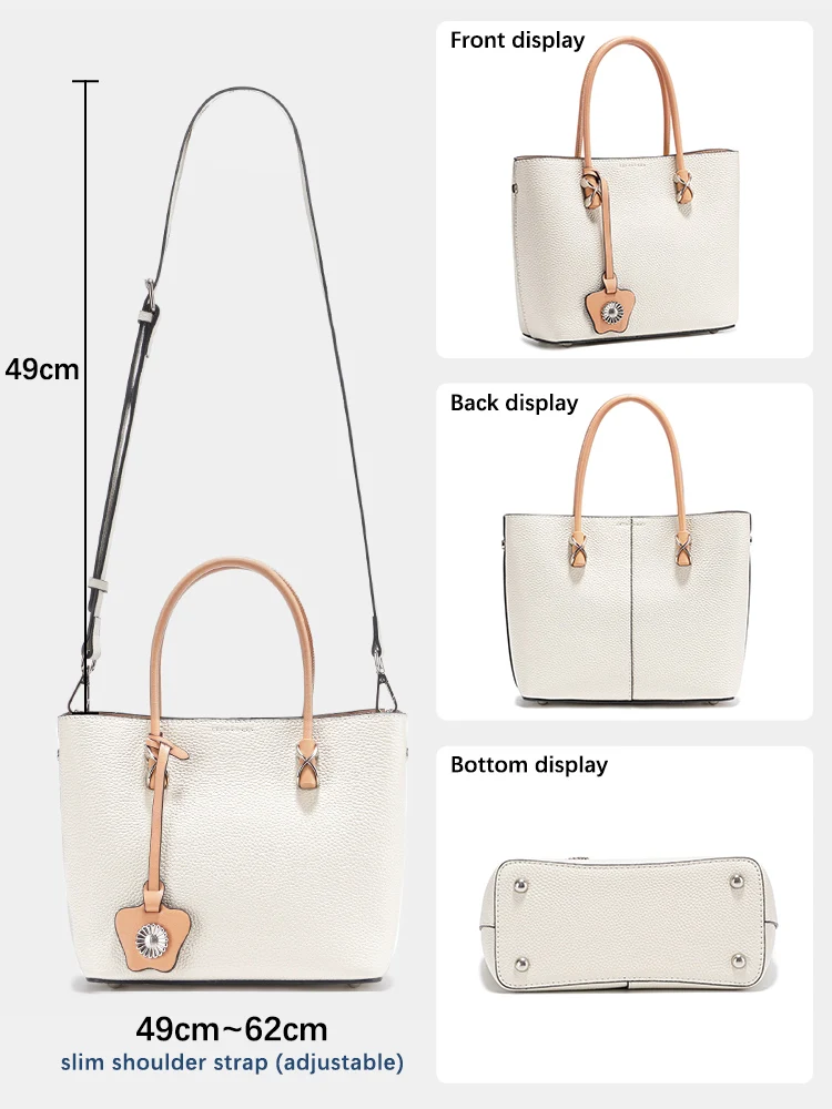 Женская сумка через плечо Zency повседневная вместительная сумка-тоут из