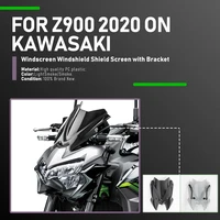 for kawasaki z 900 2020 2021 2022 z900 windscreen motorcycle windshield viser wind deflector bracket accessories double bubble