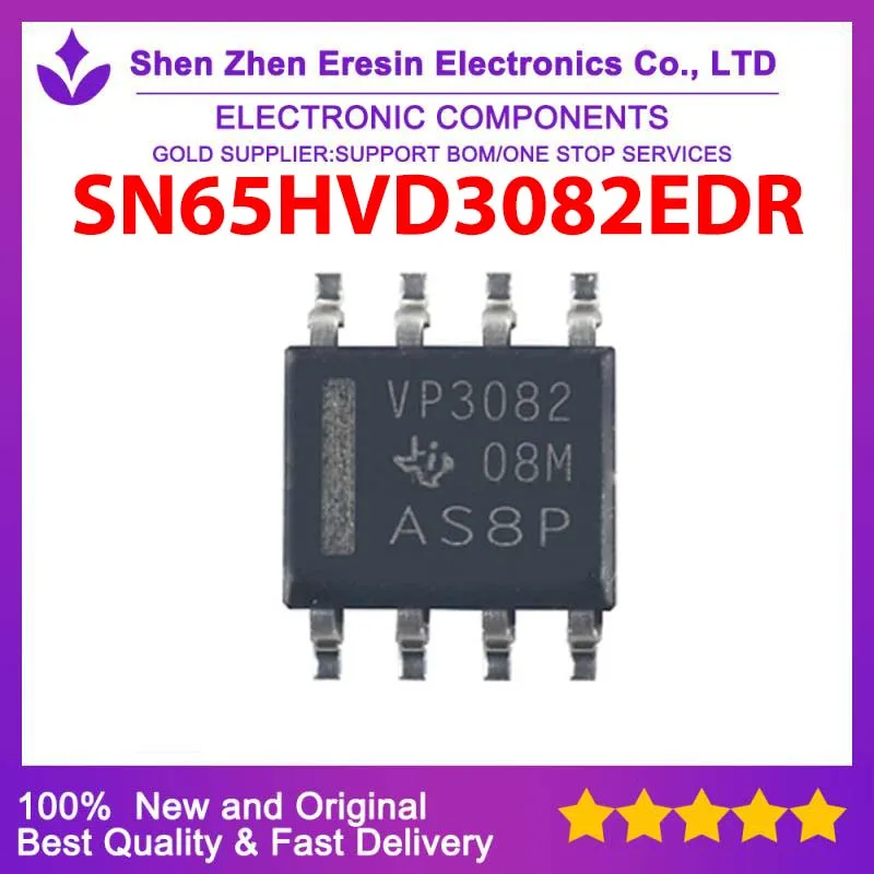 

Бесплатная доставка, 5 шт./лот SN65HVD3082EDR SOP8, новый и оригинальный