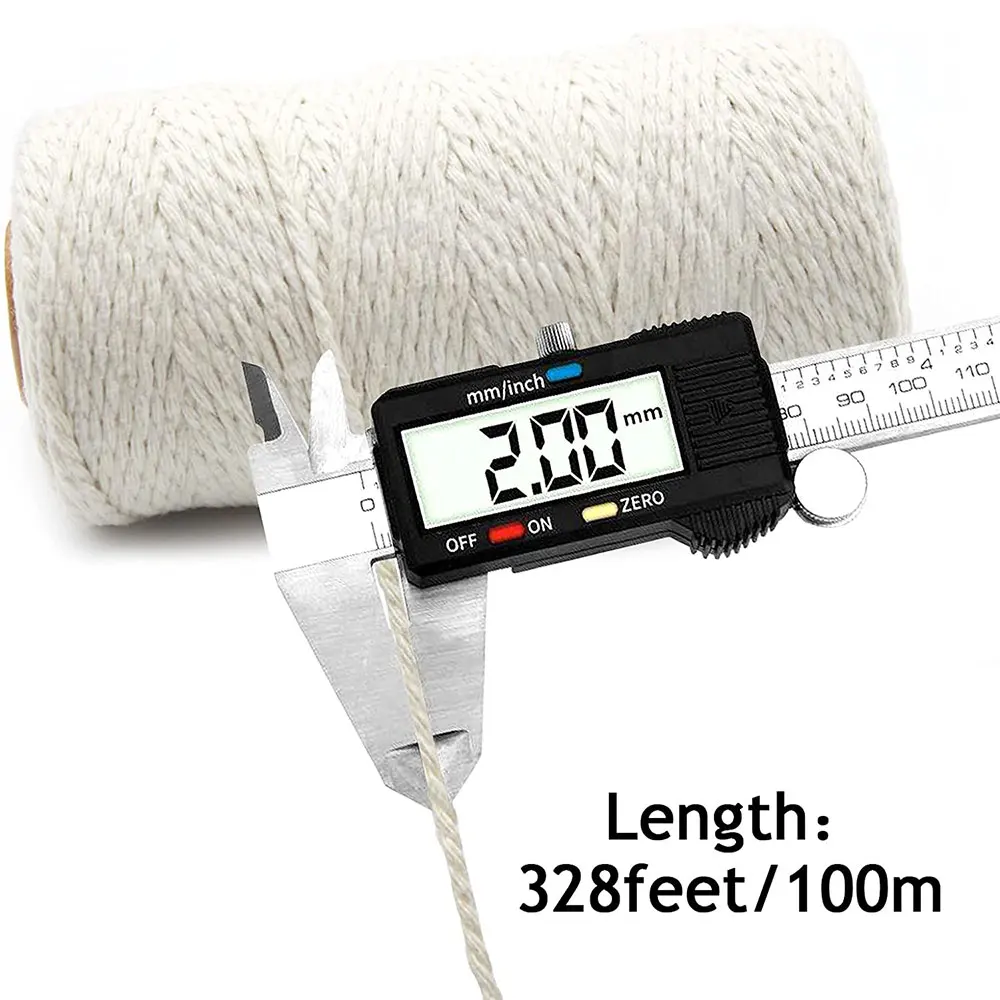 Хлопковая шпагат для выпечки 100 м шнур стеклянная бутылка Подарочная коробка