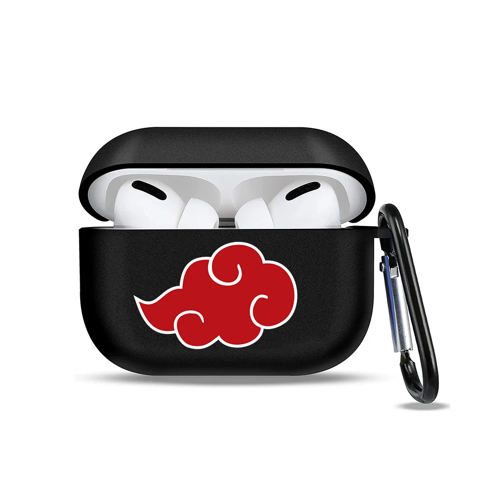 Чехол для наушников Apple Airpods 1 2 Pro 3 с аниме Наруто мультяшный Мягкий защитный чехол