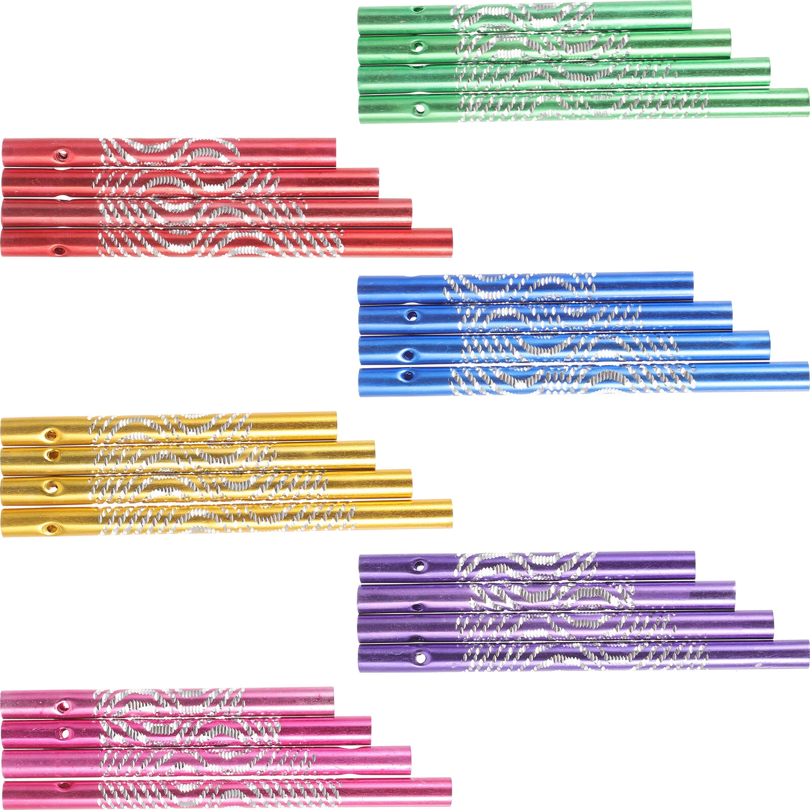 

24 шт., сменные трубки для детских музыкальных колокольчиков