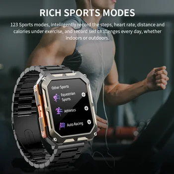 2023 NEW Smart Watch Men 8763EWE Bluetooth Call IP68 Fitness Waterproof Watches Heart Rate Sports Smartwatch 380mAh Long Battery 3