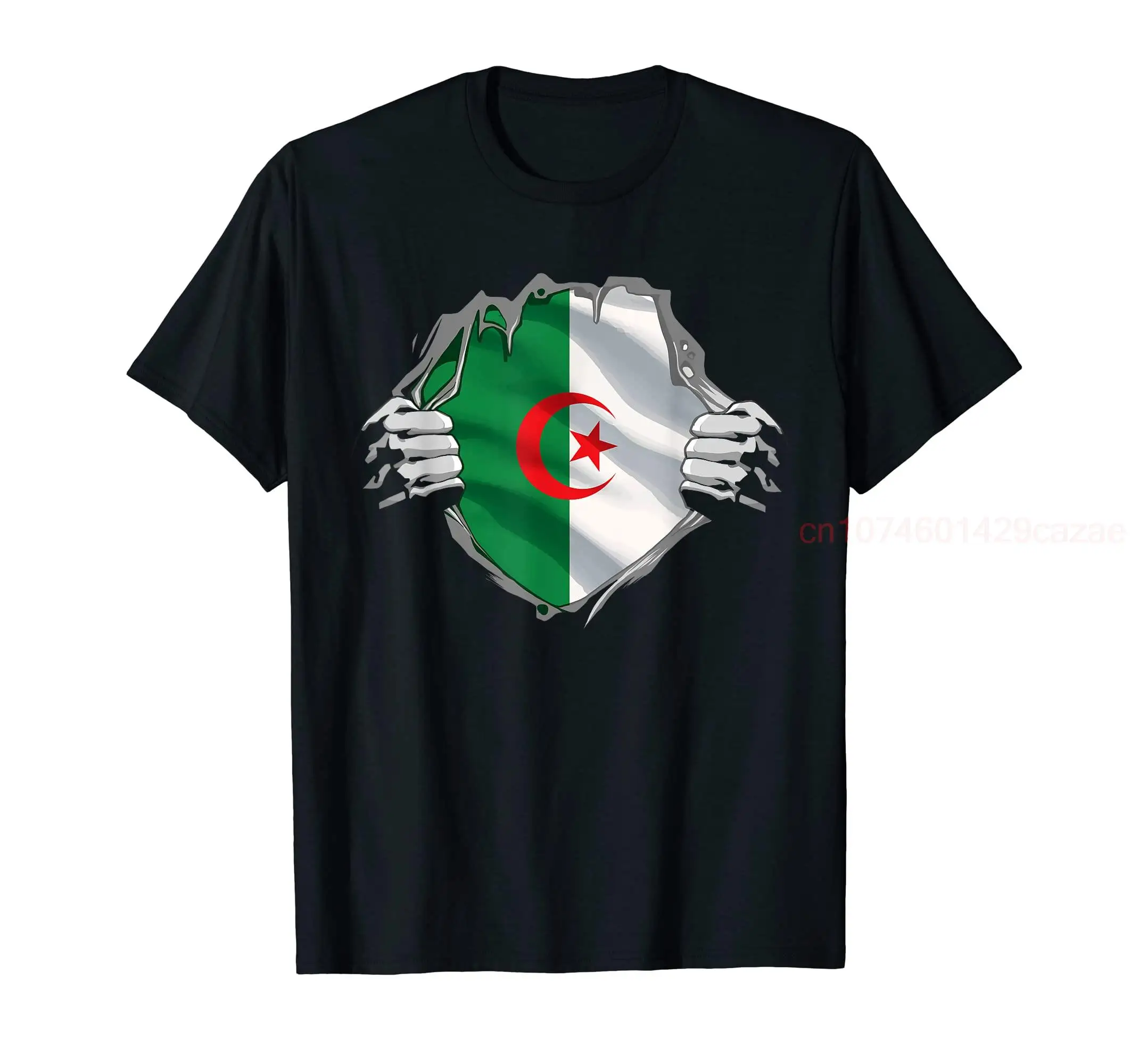 

100% Cotton Super Algerian Heritage Proud Alegeria Roots Flag T-Shirt MEN WOMEN UNISEX T Shirts Size S-6XL