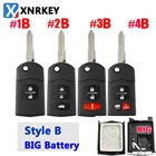 XNRKEY 234 кнопочный автомобильный фонарь с необработанным лезвием для Mazda 2 3 5 6 M6 MX5 CX5 CX7 CX9 RX8 чехол для ключа